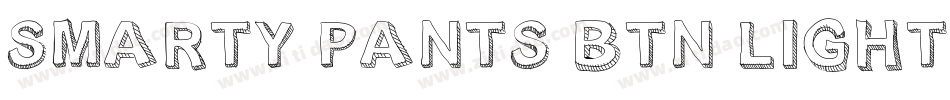 Smarty Pants BTN Light字体转换